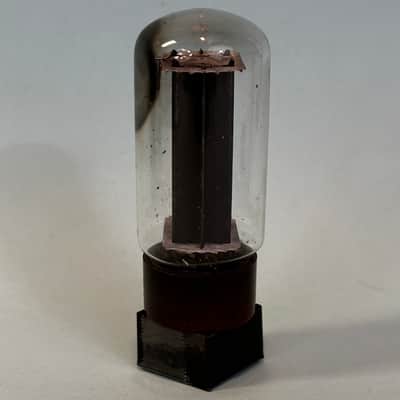 1961 RCA 5R4GYB Vintage Brown Base Black Plate Side D Getter Rectifier Tube!T475 image 3