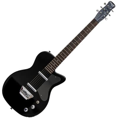 Silvertone Model 1303 Reissue Electric Guitar - Gloss Black. Includes Silvertone Gig Bag. image 2