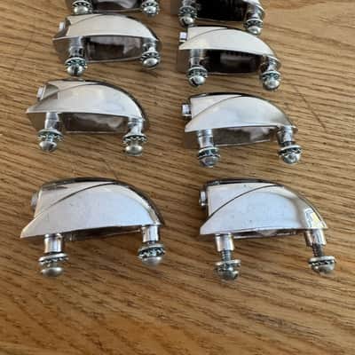 Gretsch Set Of 10 Round Badge Era 60s Tom Or Floor Tom Or Snare Lugs image 2