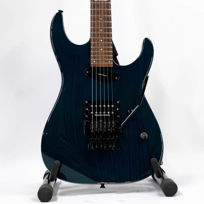 1996 ESP LTD Mirage M-II Electric Guitar with Gigbag - Transparent