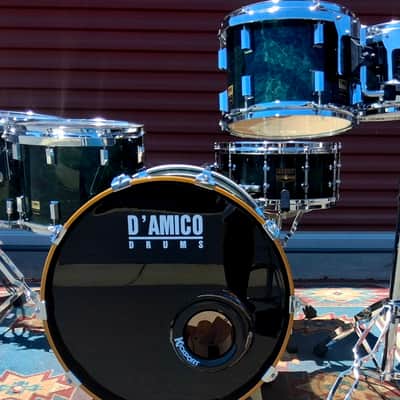 D'Amico Custom 5pc kit RARE 90s - Green Marble image 1