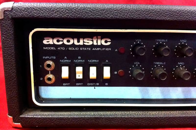 Acoustic 470 Mid 70's Bass Amp image 1