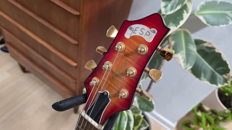 ESP Custom Shop Climax 1 of 100 Ever Made! AAA Flame 10 Top Singlecut Electric Guitar HH Piezo Special Limited Edition image 1
