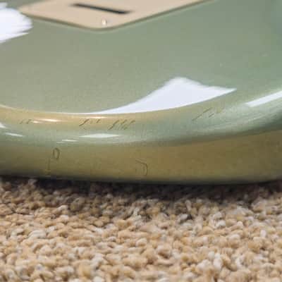 Fender Standard Stratocaster with Rosewood Fretboard 2003 Sage Green Metallic image 22
