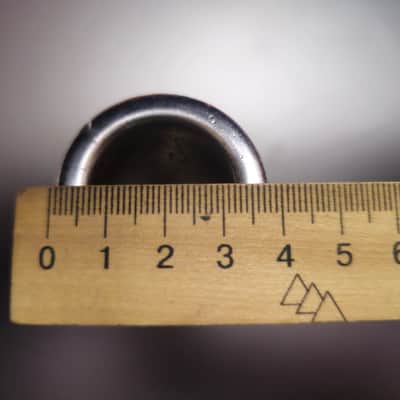 Mouthpiece Trumpet Nickel Plated 1940s Brand N-VEPA Н-ВЕПА Soviet Union image 8