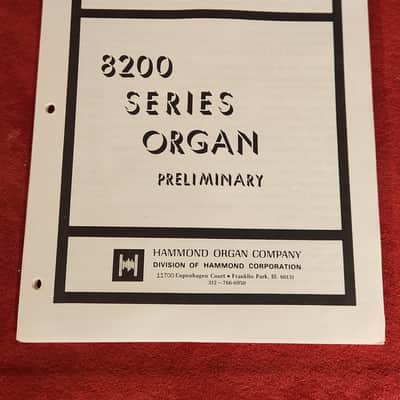 Lot of Vintage 1970s Hammond/Leslie Service Manuals and Price Lists image 3