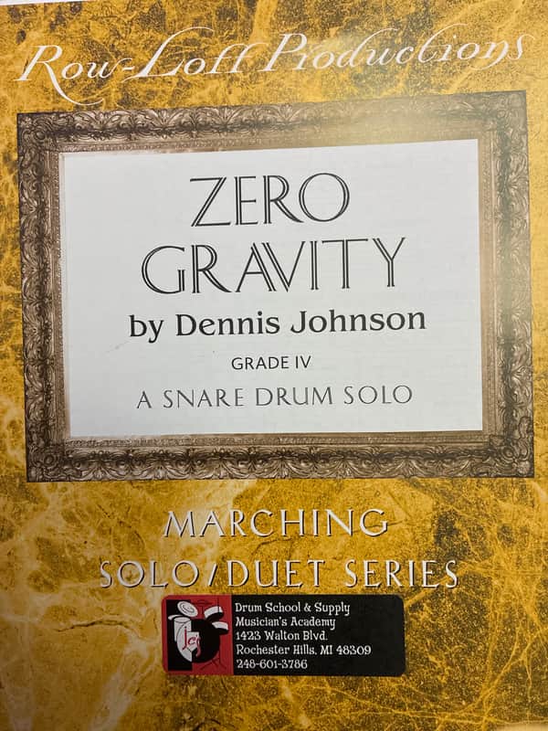 Row-Loff Productions Zero Gravity Snare Solo 2025 imagen 1