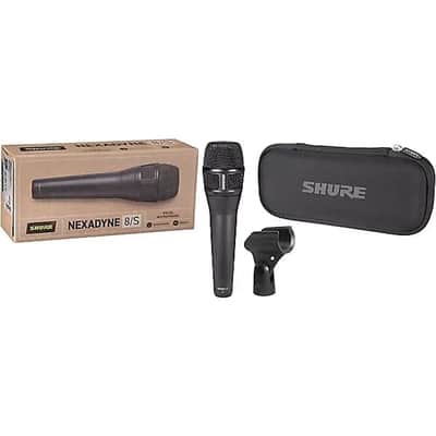 Shure Nexadyne 8/S Supercardioid Dynamic Microphone - Black image 2