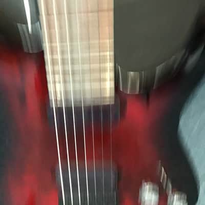 Schecter OMEN ELITE 7 CHERRY BURST LATE 2000’s - CHERRY BURST image 4