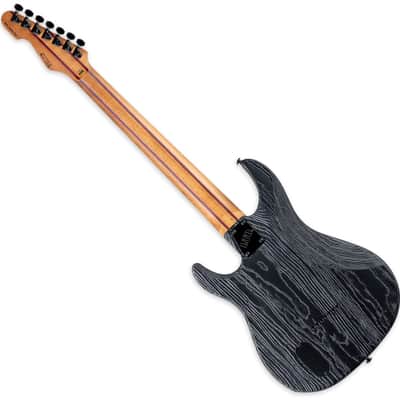 ESP LTD SN-1007HT 7 String Baritone Guitar Black Blast B-Stock image 2