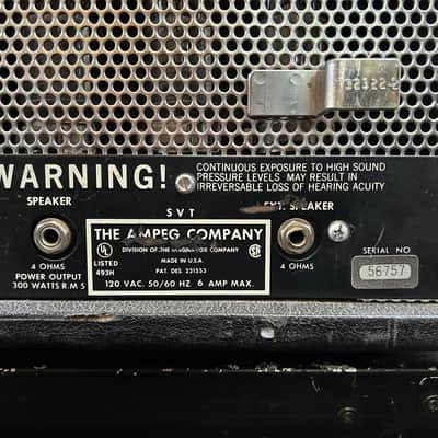 Ampeg SVT Head, '70s image 3