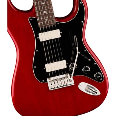 Fender American Professional II Mahogany Stratocaster HH RW Crimson Transparent - Electric Guitar image 3