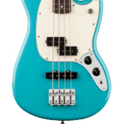 Fender Player II Mustang Bass PJ, Rosewood Fingerboard, Aquatone Blue image 1
