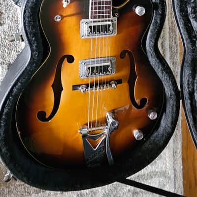 1968 Gretsch 6117 Double Anniversary with factory Bigsby - Shaded Golden Sunburst image 11