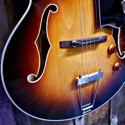 Eastman AR405-P90/TV Archtop - Truetone Vintage Sunburst w/ Gig Bag image 4