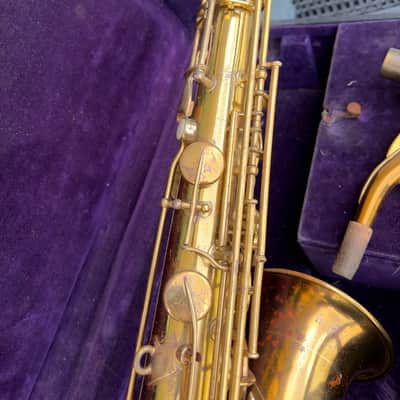 vintage York tenor saxophone image 10