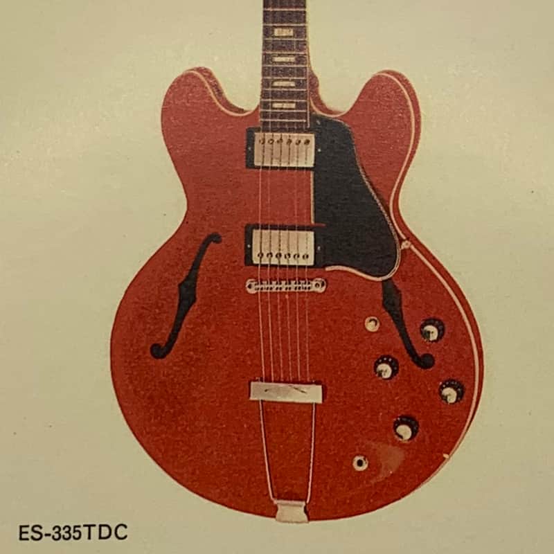 Gibson ES-335TDC Dealer Sheet 1968 image 1