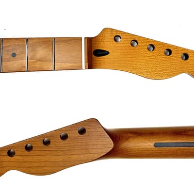 Telecaster Tele Style Roasted Maple Neck, Rosewood Stripe 22 Frets image 5