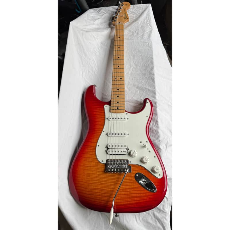 Fender Player II Stratocaster HSS Electric Guitar - Aged Cherry Burst *With Case* image 1