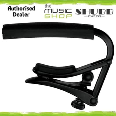 Shubb C3K Capo Noir 12 String Guitar Capo, Black Chrome image 1