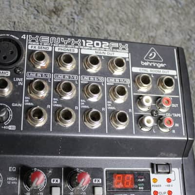 Behringer XENYX1202FX/Mixer with Effects (Read Description) No Power Supply image 5