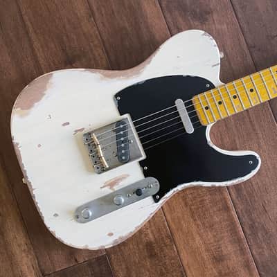 Nash Guitars Model T-52 Aged Mary Kay White Nitro Maple Neck VSN126 image 5