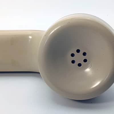 Custom Lo-Fi Telephone Microphone - Northern Electric G1 1960's Handset - Beige/Brown image 4
