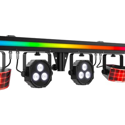 Chauvet DJ GIGBAR 3 ILS Light Bar w/(2) Derby/Pars/Strip+Tripod+Footswitch+Bag image 3