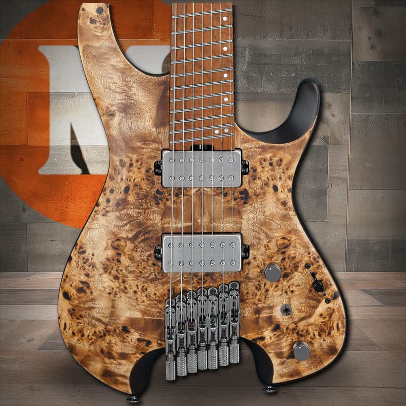 Ibanez Q Standard 7 String Electric Guitar - Antique Brown Stained (QX527PBABS) image 1