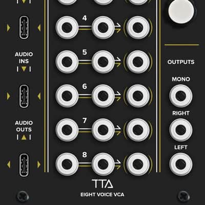 Tiptop Audio Octogain 8-voice Polyphonic VCA Eurorack Module image 1