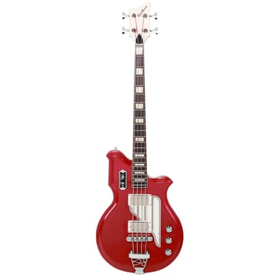 Airline Guitars MAP Bass Short Scale Red image 2