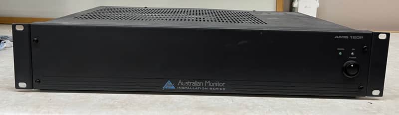 Australian Monitor Power Amplifier AMIS120P 120 Watt Amplifier image 1