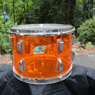 Ludwig Vistalite Toms 70's Amber image 4