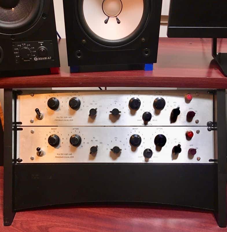 Pultec Eqp-1a-3 mached stereo pair equalizers original vintage image 1