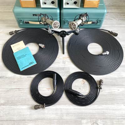 1974 Matched Stereo Pair Of Lomo 19A19 Tube Condenser Microphones w/Consecutive Serial Numbers image 2