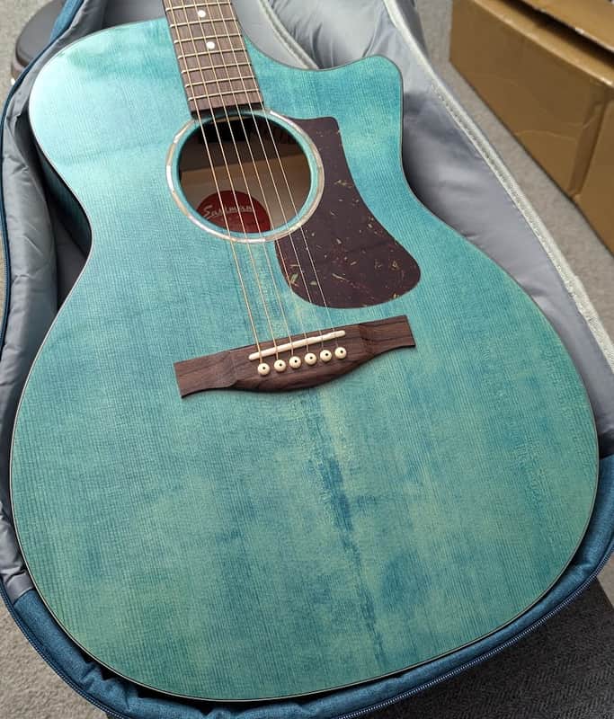 Eastman Eastman PCH3-GACE-FB Acoustic/Elec. w/padded bag, setup, & shipping image 1