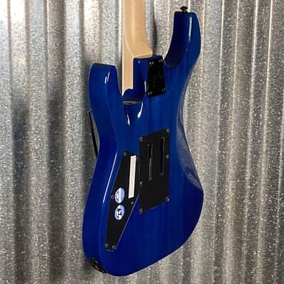 ESP LTD MH-203QM See Thru Blue Quilt Top Guitar MH203QMSTB #0345 Used image 7