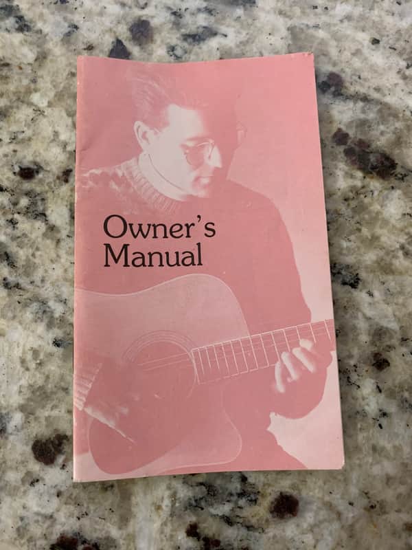 Takamine Guitar Owners Manual 1991 image 1