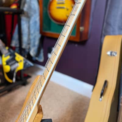 Vintage Fender 70’s Jazz Bass Natural Finish Maple & Pearl Blocks w/ OHSC Trades Welcome! 1973 / 1978 image 15