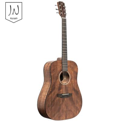 James Neligan DOV-D Dovern Series Dreadnought Solid Mahogany Top C Neck 6-String Acoustic Guitar image 8