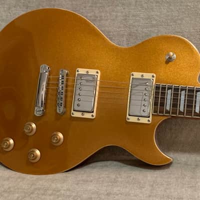 Monoprice Route 66 Single Cut Guitar 2000’s Goldtop LP Style + Gig Bag image 1