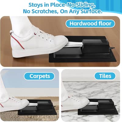 Non-Slip Piano Sustain Pedal Mat, Foot Pedal Support Pad for Keyboard/Electric Piano, Protects Hardwood Floors & Carpets – Anti-Slip Rubber Base for Enhanced Stability (Black, 7.5" x 10" 1 PC) image 3