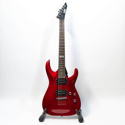 2011 ESP LTD MH-50NT - Electric Guitar with Gigbag - Red | Reverb