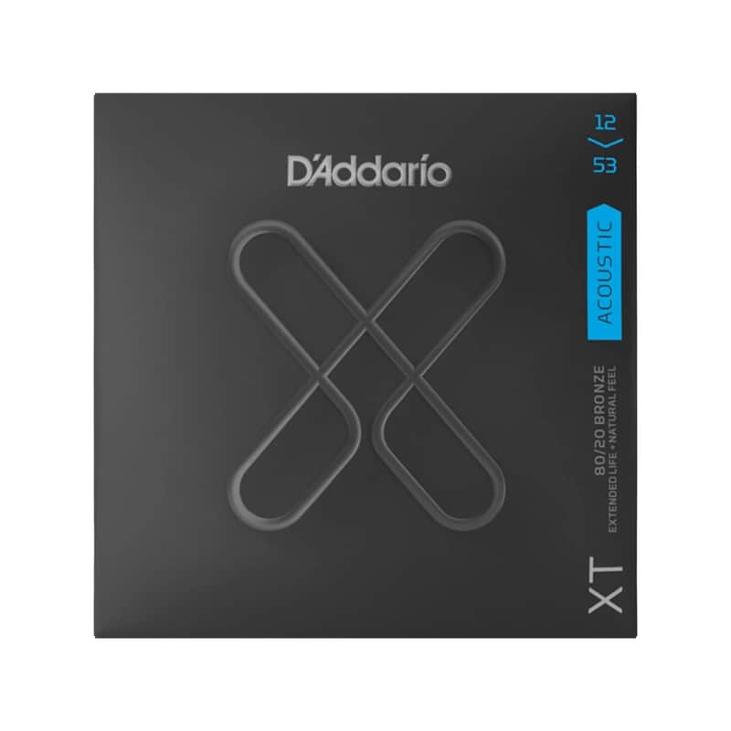 D'Addario XT 80/20 Bronze Acoustic Guitar Strings, Light 12-53 image 1
