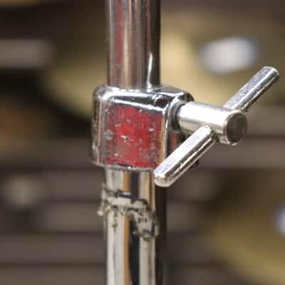 Ludwig Atlas Straight Cymbal Stand Swivel Feet Vintage 1970's image 4