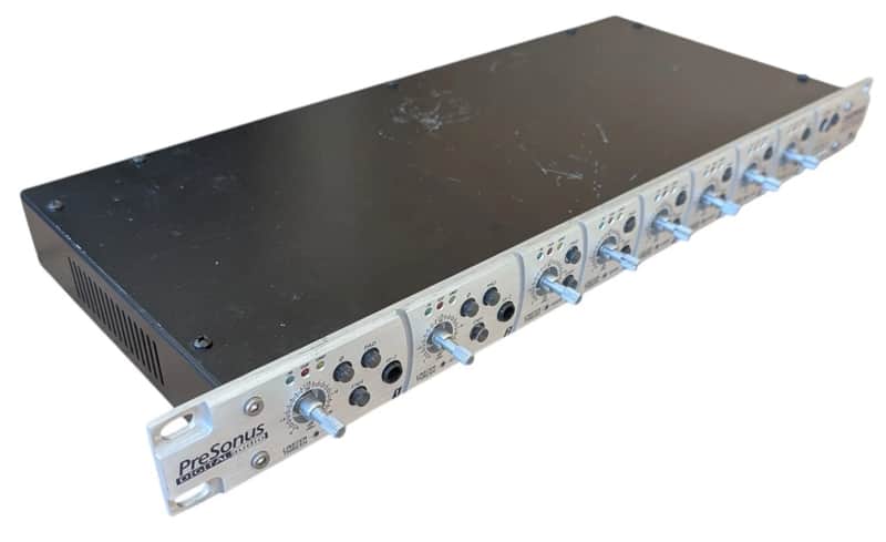 PreSonus Digimax 96khz 8- Channel Mic Preamp 2000s - Silver - Power Supply Rack image 1