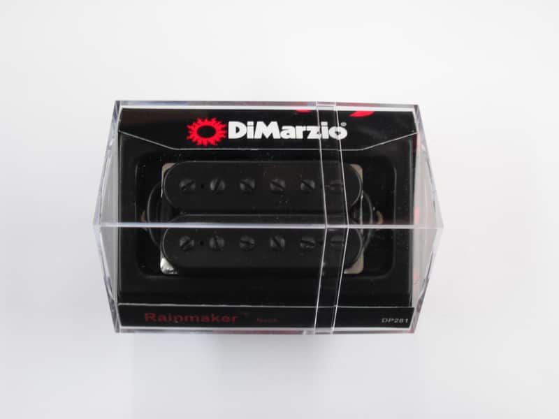 DiMarzio Regular Spaced Rainmaker Neck Humbucker Black W/Black Poles DP 281 image 1