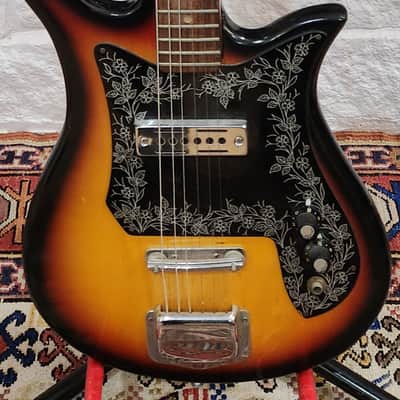 Teisco ET-110 Tulip Guitar 1960s Japan image 2