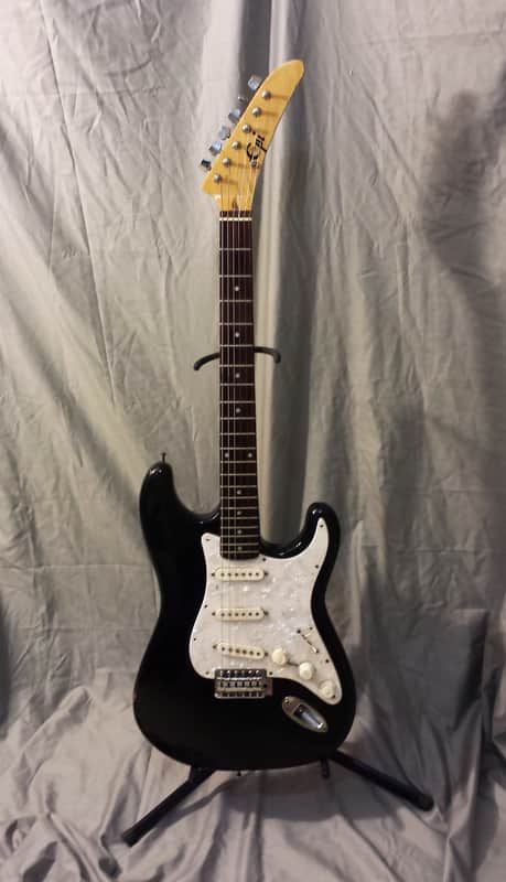 Black Epiphone S210 (Strat Copy, 1990s) image 1