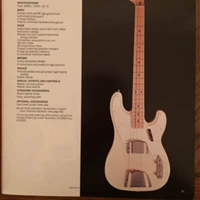 ORIGINAL Vintage 1970 Fender Fine Electric Instruments Catalog  96 pages - RARE FIND! image 10